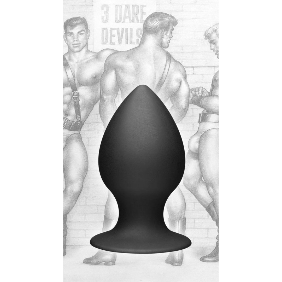 'Tom of Finland Klassieke Butt Plug Met Zuignap - Zwart' - EroticToyzButtplugs Anale Dildo's Niet VibrerendXR Brands