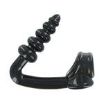 'Tower Cock Ring met Anale Stimulator - Zwart' - EroticToyzBall StrapsXR Brands