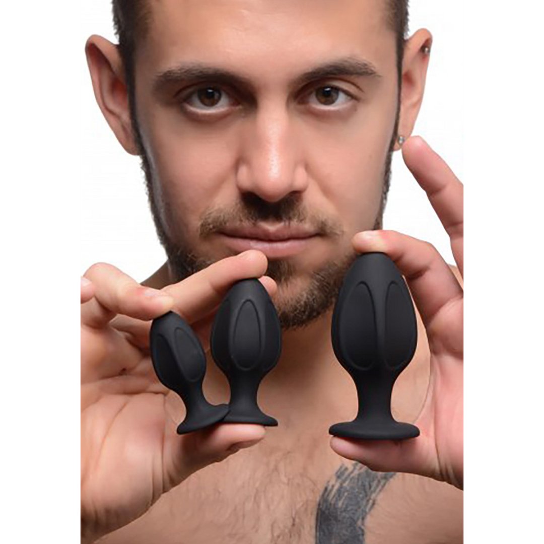 Triple Juicers - Silicone Anal Trainer Set - EroticToyzProducten,Toys,Anaal Toys,Buttplugs Anale Dildo's,Buttplugs Anale Dildo's Niet Vibrerend,,GeslachtsneutraalXR Brands