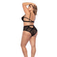 Tweedelige Set Lingerie - Zwart 1/2X - Pleasureplay Queen sizeMapalé
