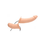 Ultiem Genot - Vibrerende Dubbele Dildo met Harnas - EroticToyzProducten,Toys,Toys voor Koppels,Voorbinddildo's,Vibrators,Strap On Vibrators,Dubbel,,GeslachtsneutraalXR Brands