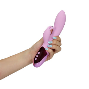 'Ultra Soft Rabbit Vibrator met Dubbele Stimulatie - Roze' - EroticToyzRabbit VibratorsLoveline by Shots