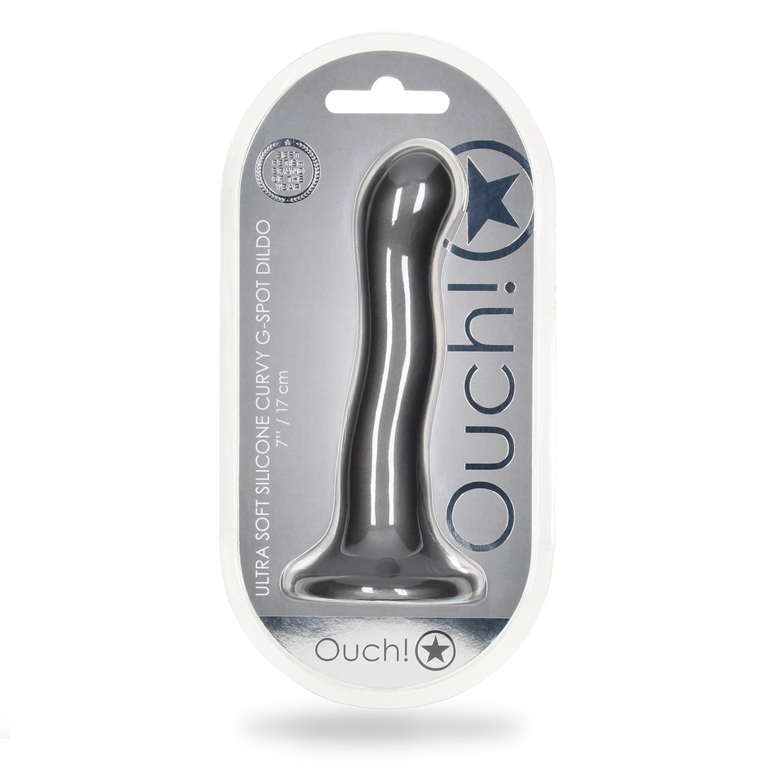 Ultra Soft Silicone Curvy G - 17 cm - EroticToyzProducten,Toys,Dildos,Siliconen Dildo's,,VrouwelijkOuch! by Shots