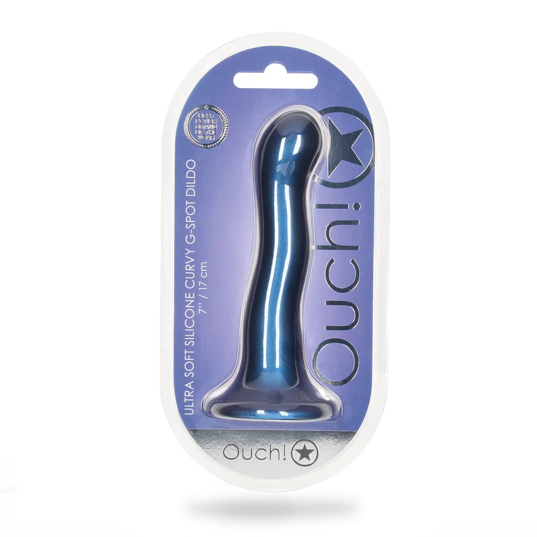 Ultra Soft Silicone Curvy G - 17 cm - EroticToyzProducten,Toys,Dildos,Siliconen Dildo's,,VrouwelijkOuch! by Shots