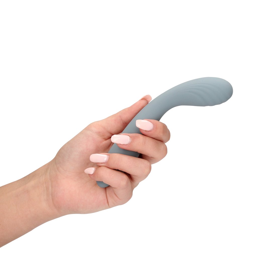 Ultra Soft Silicone G - Spot Vibrator - Basalt Grey - EroticToyzProducten,Toys,Vibrators,G - Spot Vibrator,,VrouwelijkLoveline by Shots