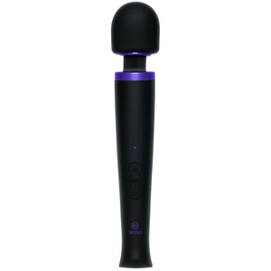 'UltraPowerful Silicone Wand Massager 8 Standen - Zwart' - EroticToyzMassagetoestellen WandsDoc Johnson