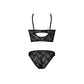 Bralette en Slip Set - Zwart M - Pleasureplay 2 - Delige SetMagic Silk