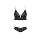 Bralette en Slip Set - Zwart M - Pleasureplay 2 - Delige SetMagic Silk