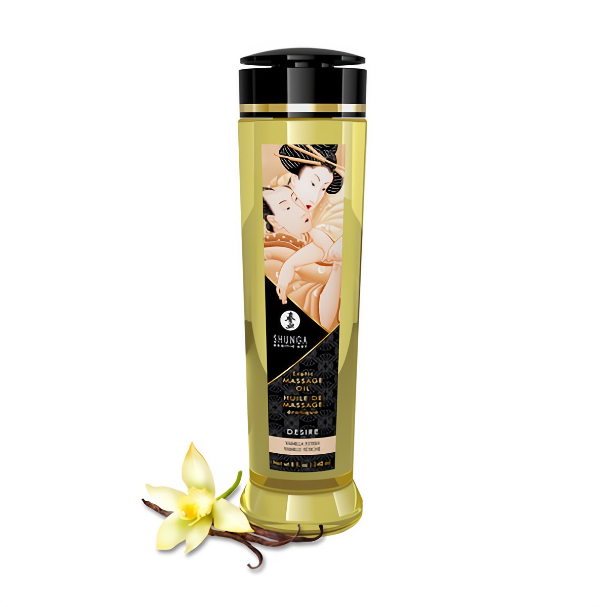 'Vanilla Sensuele Massageolie 240 ml - Geel' - EroticToyzMassage OliënShunga