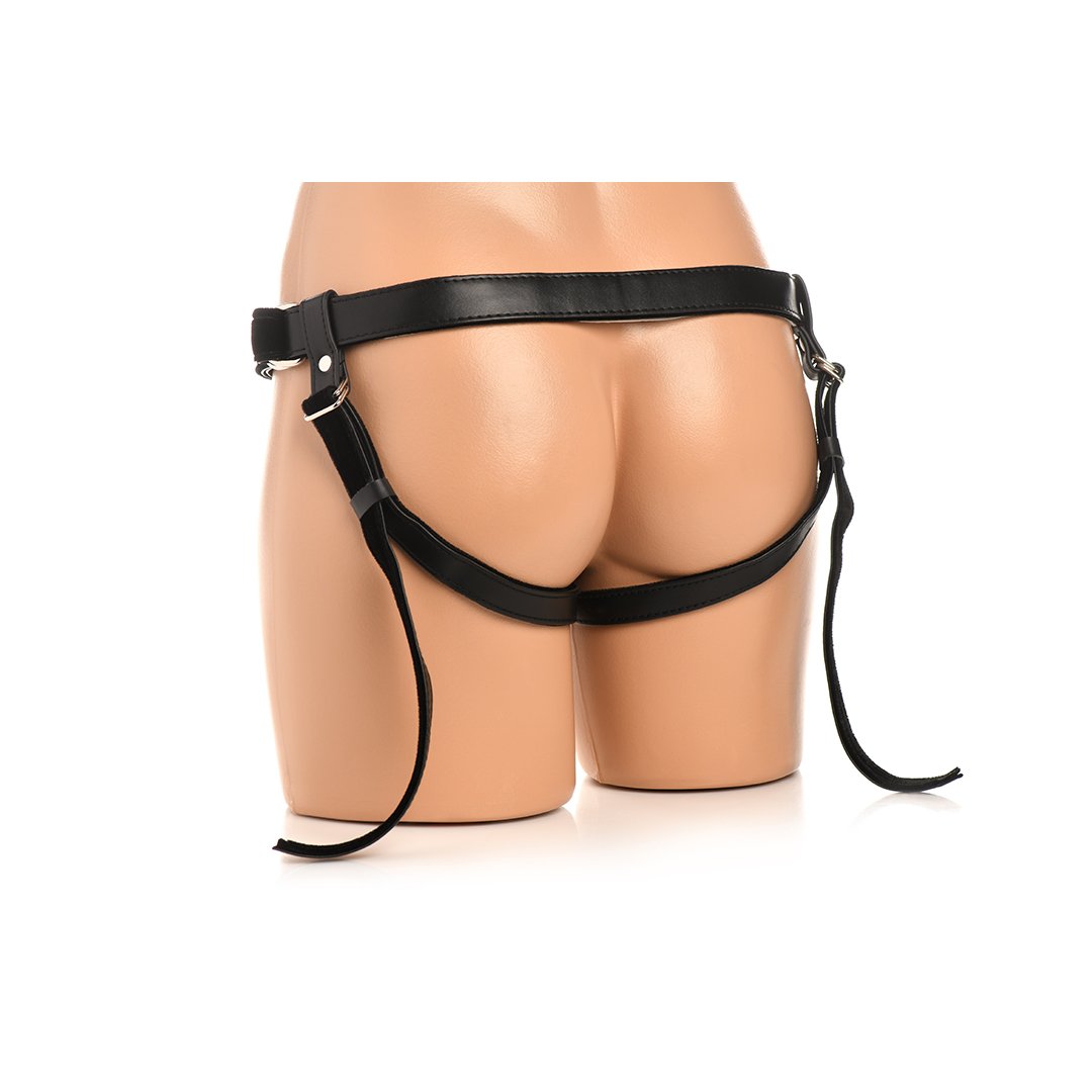 Velvet Kiss Strap - On Harness - Black - EroticToyzProducten,Toys,Toys voor Koppels,Voorbinddildo's,Binnenkort Verwacht,,GeslachtsneutraalXR Brands