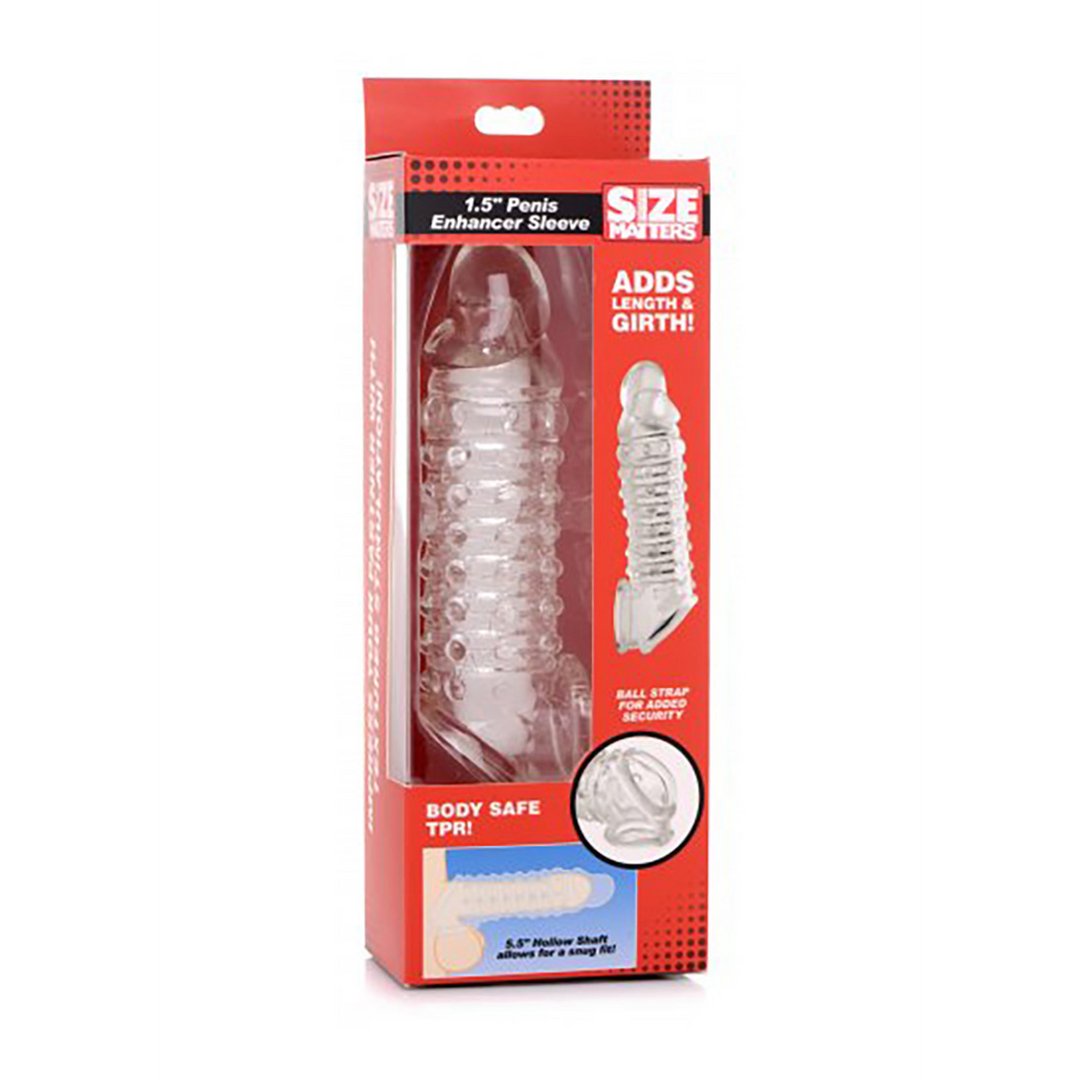 Verlengende Penis Sleeve - 4 cm - EroticToyzProducten,Toys,Toys voor Mannen,Penis Sleeve,,MannelijkXR Brands