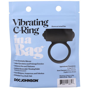 Vibrating C - Ring - Black - EroticToyzProducten,Toys,Toys voor Mannen,Cockringen,Nieuwe Producten,,MannelijkDoc Johnson