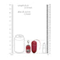 Vibrerend Ei Met Afstandsbediening - Rood - Pleasureplay Vibrerende EitjesShots Toys by Shots