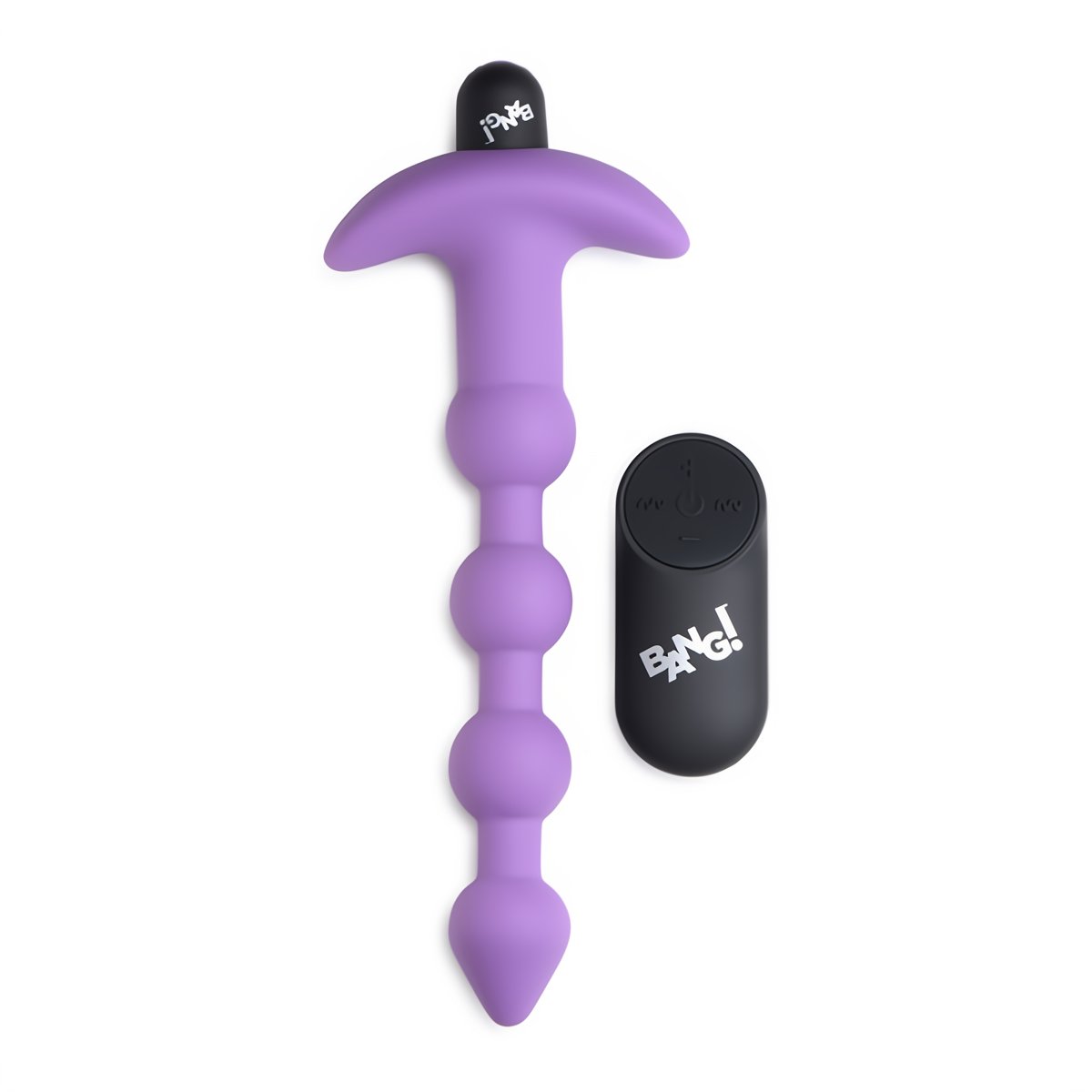 'Vibrating Silicone Anal Beads XL met Afstandsbediening - Zwart' - EroticToyzAnal BeadsXR Brands