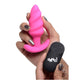 'Vibrating Silicone Swirl Butt Plug met Afstandsbediening - Zwart' - EroticToyzButtplugs Anale Dildo's VibrerendXR Brands