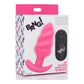 'Vibrating Silicone Swirl Butt Plug met Afstandsbediening - Zwart' - EroticToyzButtplugs Anale Dildo's VibrerendXR Brands