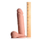 Vibrerende Afstandsbediening Silicone Dildo met Ballen - 23 cm - EroticToyzRealistische VibratorsCurve Toys