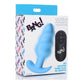 Vibrerende Siliconen Anaalplug - Blauw - EroticToyzButtplugs Anale Dildo's VibrerendXR Brands