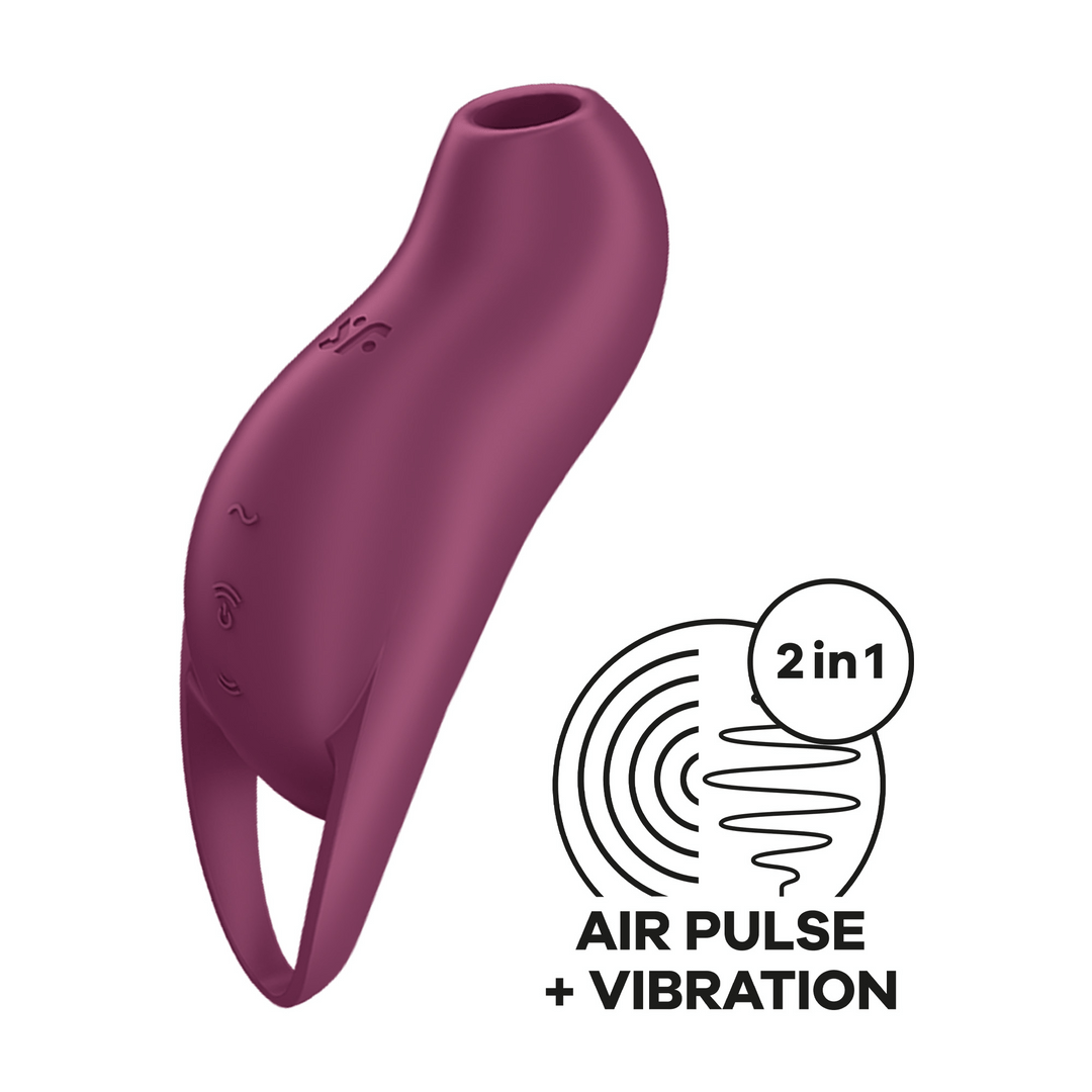 Vibrerende Stimulator Met Dubbele Motoren - Paars - Pleasureplay Producten,Toys,Vibrators,Clitoris Stimulator,Air Pulse,,VrouwelijkSatisfyer