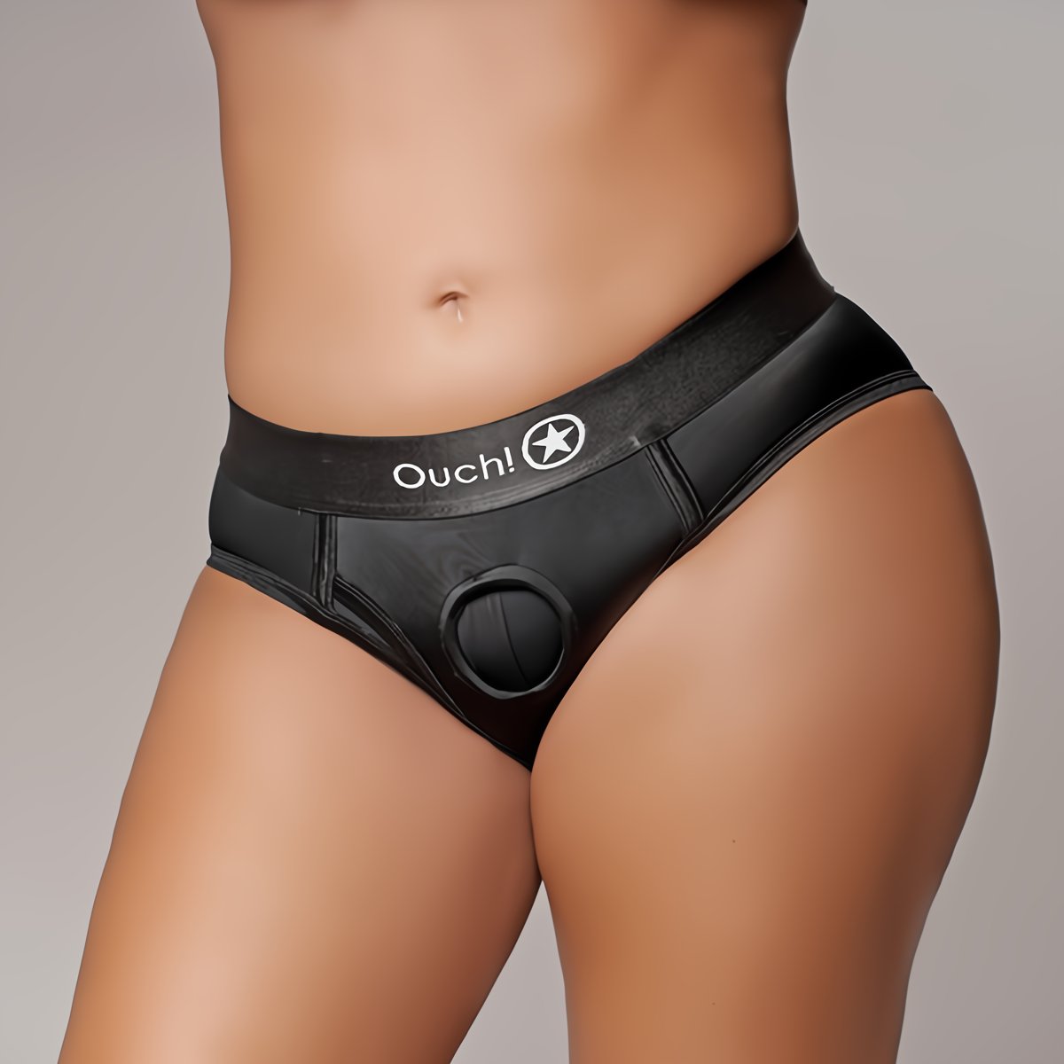 Vibrerende Strap - on Boxer - XXL - Zwart - EroticToyzVibrerende SlipjesOuch! by Shots