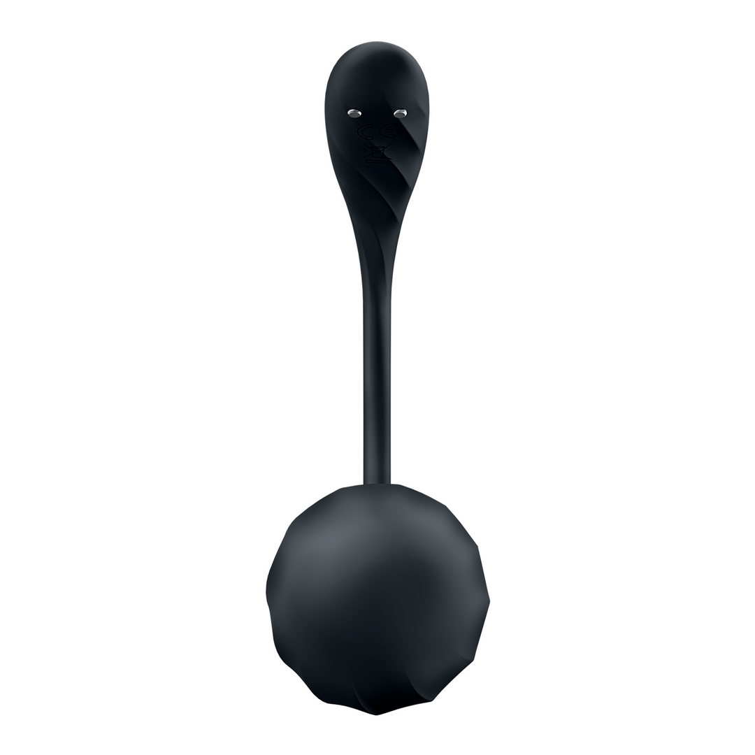Wearable Couple Vibrator - Zwart Siliconen - Pleasureplay Producten,Toys voor Koppels,Duo - Vibrators,Duo - Vibrators,Nieuwe Producten,,VrouwelijkSatisfyer