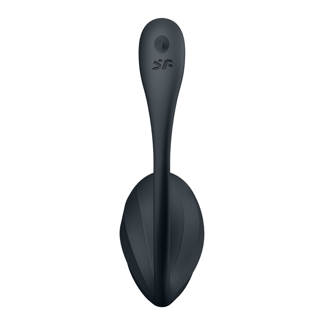 Wearable Couple Vibrator - Zwart Siliconen - Pleasureplay Producten,Toys voor Koppels,Duo - Vibrators,Duo - Vibrators,Nieuwe Producten,,VrouwelijkSatisfyer