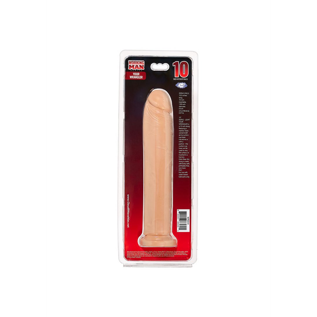 'Working Man Dildo 25,5 cm met Zuignap - Realistisch PVC' - EroticToyzRealistische Dildo'sCloud 9