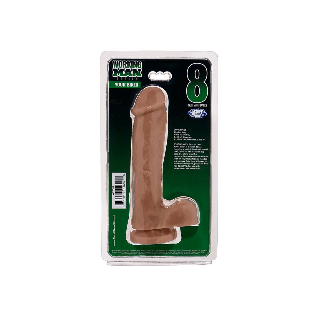 'Working Man Dildo Met Zuignap 20 cm - Huidkleurig' - EroticToyzRealistische Dildo'sCloud 9