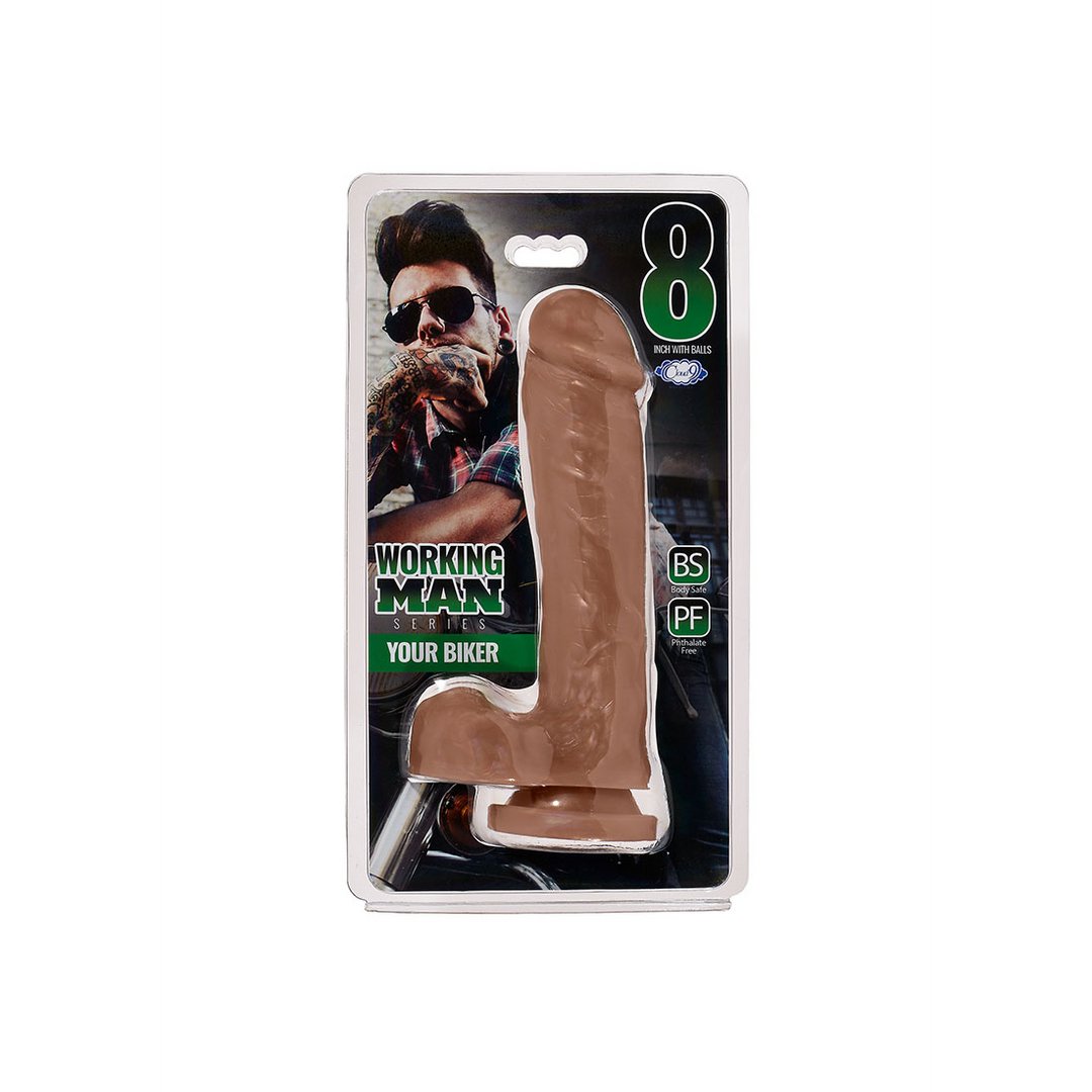 'Working Man Dildo Met Zuignap 20 cm - Huidkleurig' - EroticToyzRealistische Dildo'sCloud 9