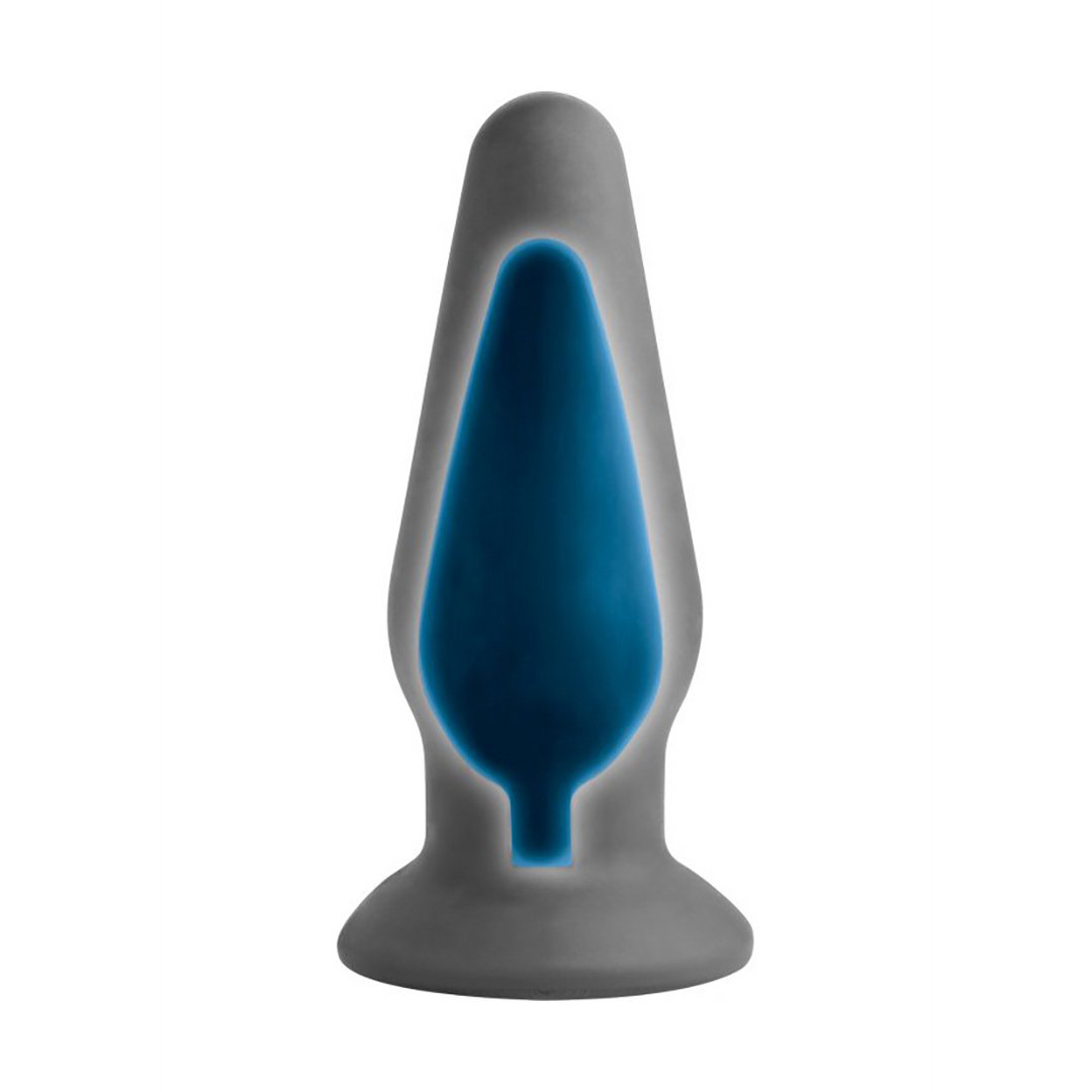 'Zeus Electrosex Siliconen Butt Plug - Zwart' - EroticToyzAnaalXR Brands