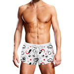 Zwembroek - Puppie Print, Zwart/Wit/Rood, L - EroticToyzZwemkleding voor HemProwler