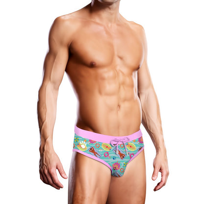 Zwemslip - Roze Rand, S - EroticToyzZwemkleding voor HemProwler