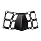 Cage-Short mit Nieten - XL Schwarz 