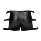 Cage-Short mit Nieten - XL Schwarz 